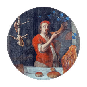 ANTIQUE OVEN BAKER ,BAKERY BREAD SHOP CUTTING BOARD