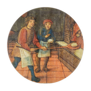 ANTIQUE OVEN BAKER ,BAKERY BREAD SHOP CUTTING BOARD