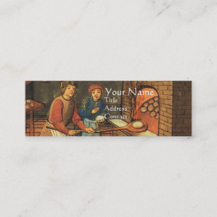 ANTIQUE OVEN  BAKER ,BAKERY BREAD SHOP MINI BUSINESS CARD