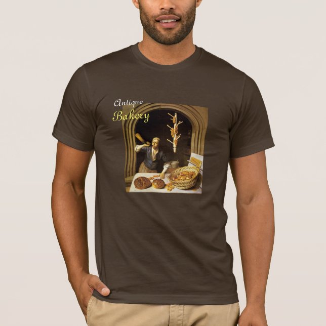 ANTIQUE OVEN  BAKER ,BAKERY BREAD SHOP T-Shirt (Front)
