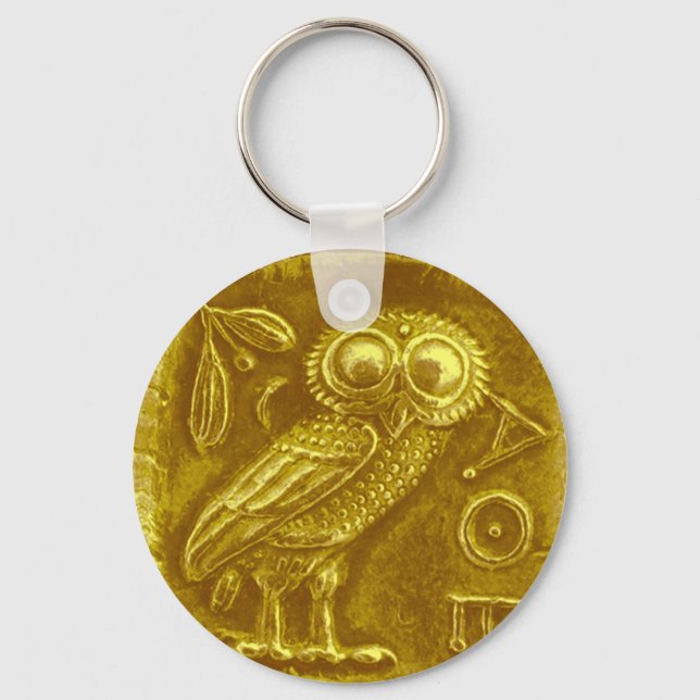 ANTIQUE OWL KEY RING (Front)