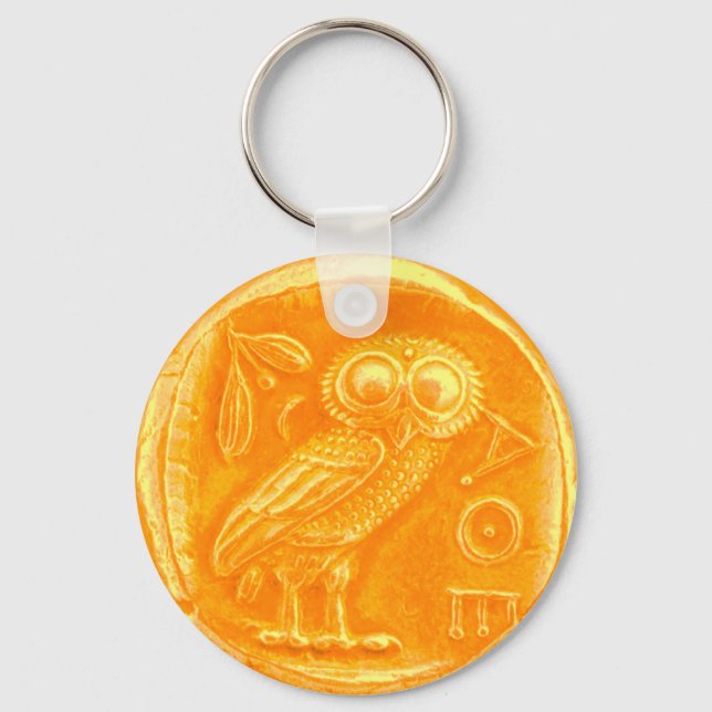 ANTIQUE OWL KEY RING (Front)