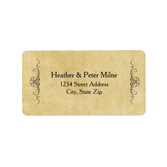 Antique Paper Address Labels Zazzle.co.uk