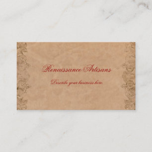 Antique Parchment Business Card