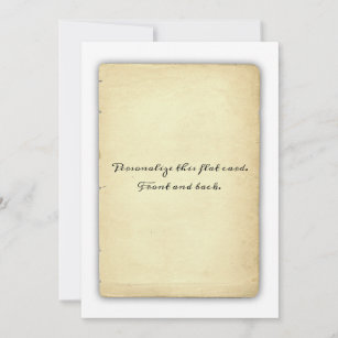 Antique Parchment Page with Drop Shadow Background
