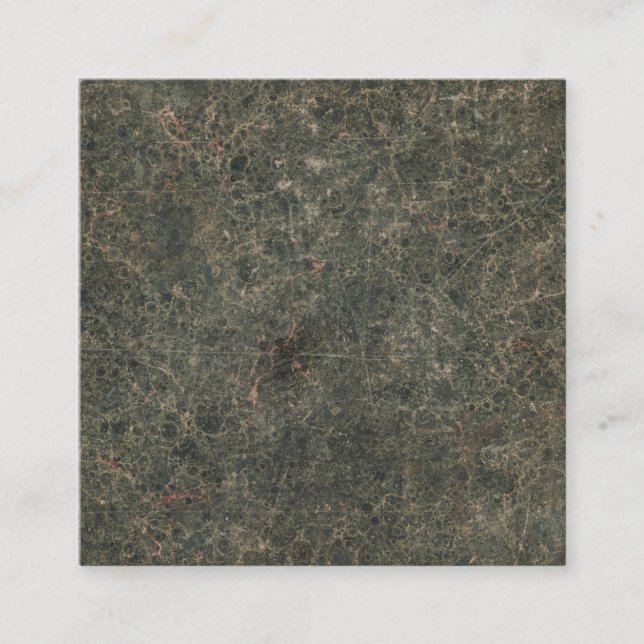 Antique Pattern Book IV Square Business Card (Front)