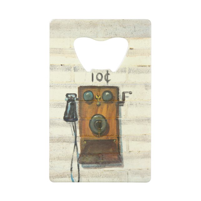 antique pay phone bottle opener (Front)