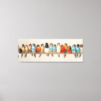 Antique Perch of Birds Hector Giacomelli