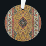 Antique Persian Carpet Elegant Design Ornament<br><div class="desc">Immerse yourself in the opulent beauty of the 19th century with this exquisite antique Persian carpet design. Sourced from the renowned "L'Ornement Polychrome" by Albert Racinet (1888), this intricate pattern showcases the masterful artistry of traditional Persian rug making. Rich hues of gold, deep red, black, and ivory intertwine in elaborate...</div>