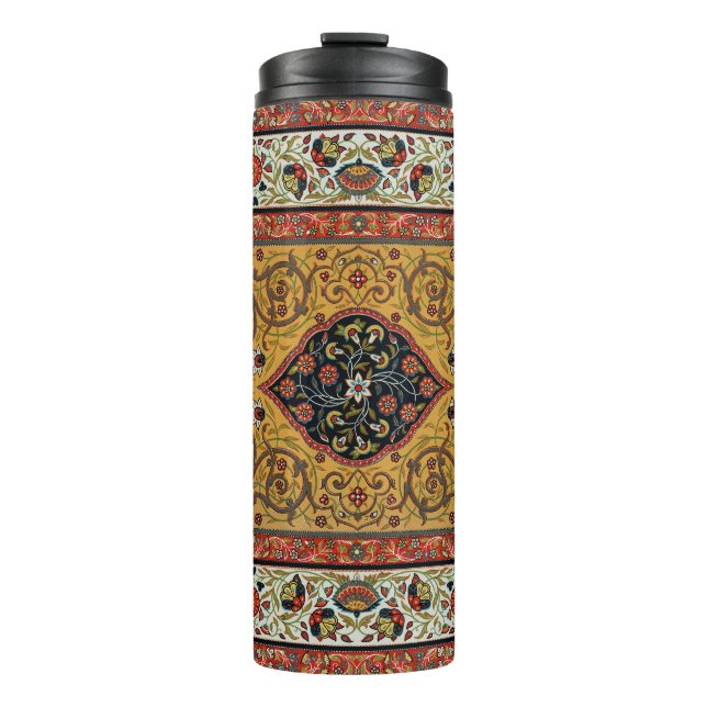 Antique Persian Carpet Elegant Design Thermal Tumbler (Front)