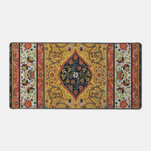 Antique Persian Rich Carpet Elegant Rug Carpet Desk Mat
