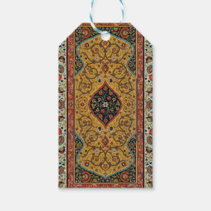 Antique Persian Rich Carpet Elegant Rug Carpet Gift Tags