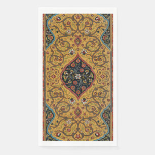 Antique Persian Rich Carpet Elegant Rug Carpet Napkin