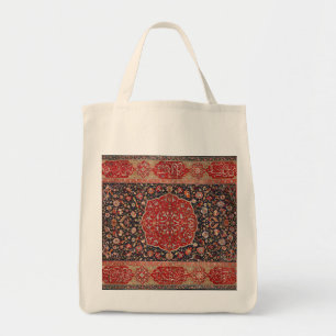 Antique Persian Rug Distressed Vintage Art Pattern Tote Bag