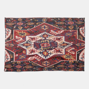 Antique  Persian Turkish Carpet Tea Towel