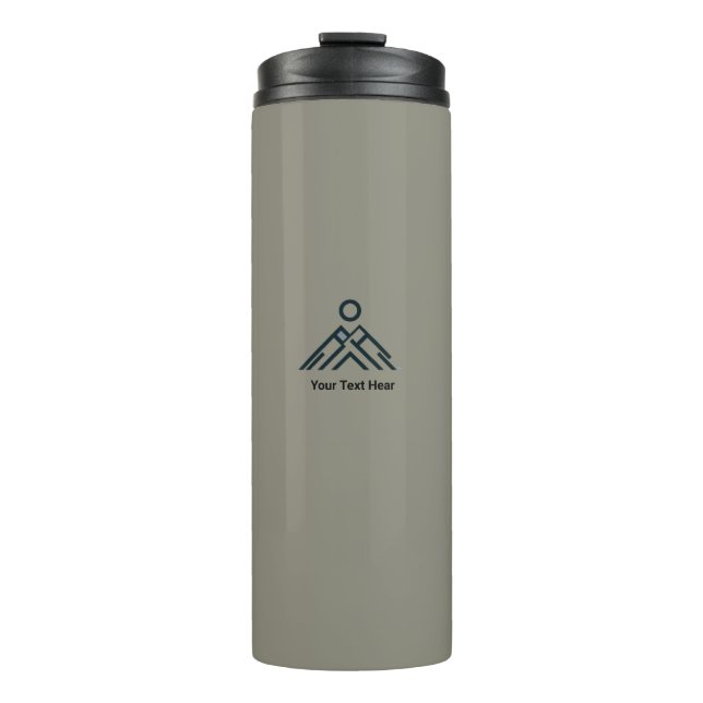 Antique Pewter  : Customisable Adventure Tumbler (Front)