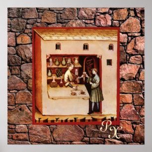 ANTIQUE PHARMACY,Pharmacist,Medicine,Drugstore Poster