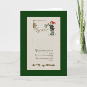 Antique Phone Christmas Card