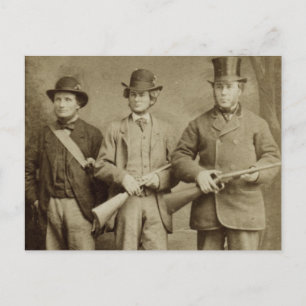 Antique Photograph - The Hunting Party Postcard