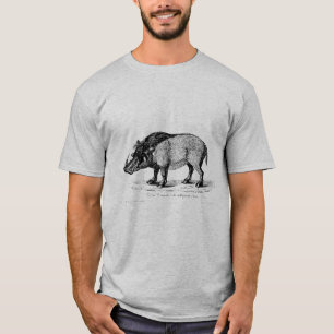 Antique Pig with Tusks T-Shirt