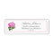 Antique Pink Hydrangea Return Address Label