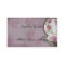 Antique Pink Rose Tea Cup on Mauve Business Card