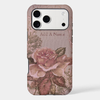 Antique Pink Roses Illustration