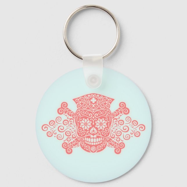 Antique Pirate Nurse II Key Ring (Front)
