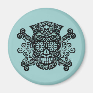 Antique Pirate Nurse Magnet