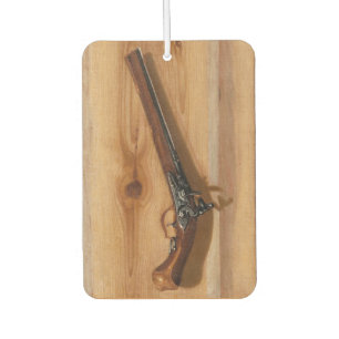 Antique Pistol Trompe l'Oeil Car Air Freshener