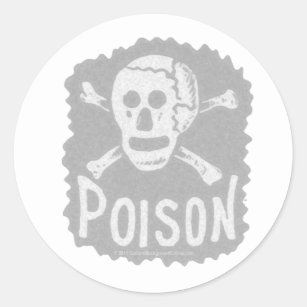 Antique Poison Label Transparency