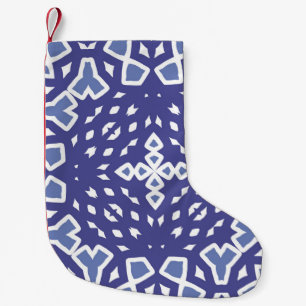 Antique portuguese azulejo ceramic. original small christmas stocking