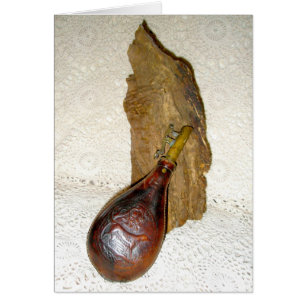 Antique Powder or Shot Flask - Civil War