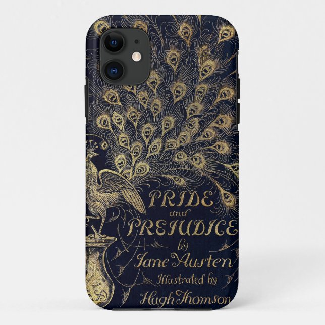 Antique Pride and Prejudice Peacock Edition Cover (Back)