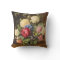 Antique Print "Victorian Roses" Throw Pillow