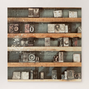 antique printing block stamps jigsaw puzzle