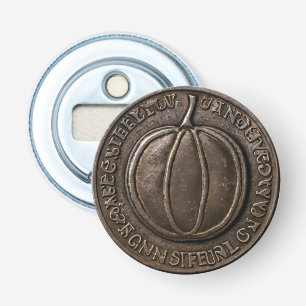 Antique Pumpkin Coin Bottle Opener