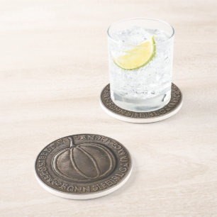 Antique Pumpkin Coin Coaster