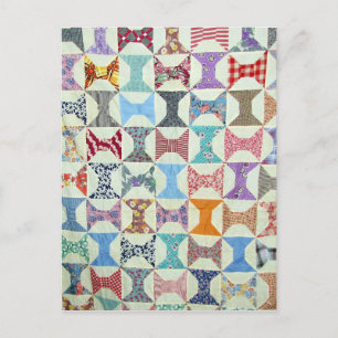 Antique Quilt Postcard