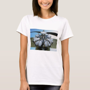 Antique radial engine with prop T-Shirt