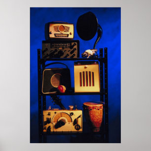Antique Radio Poster
