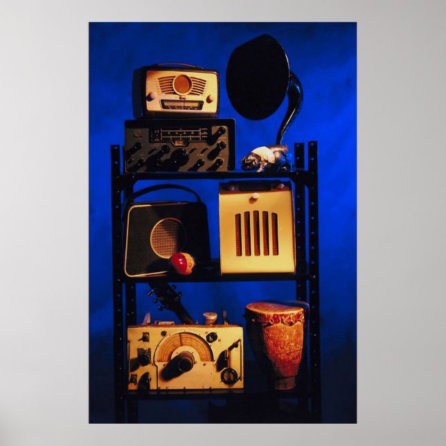 Antique Radio Poster (Front)