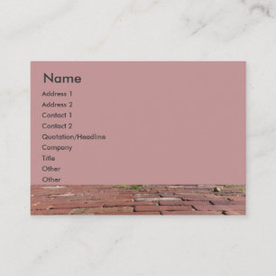 Antique Red Bricks Business Card