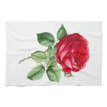 Antique Red Rose Simple