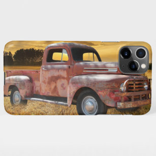 Antique Red Truck Farm Field iPhone 11Pro Max Case