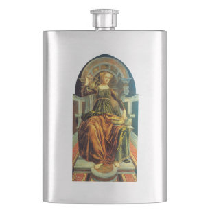 ANTIQUE RENAISSANCE TAROT 14 -TEMPERANCE HIP FLASK