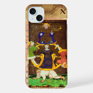 ANTIQUE RENAISSANCE TAROTS 10 / WHEEL OF FORTUNE iPhone 15 PLUS CASE