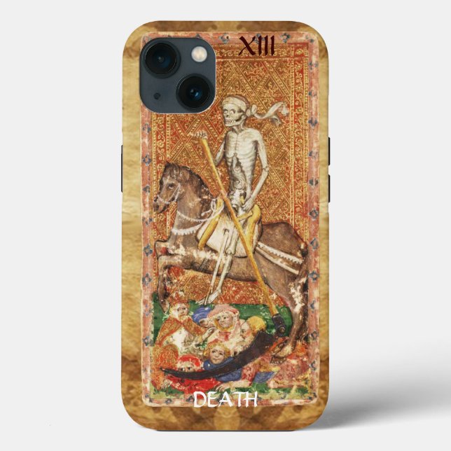 ANTIQUE RENAISSANCE TAROTS 13 / DEATH Case-Mate iPhone CASE (Back)