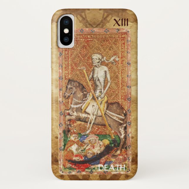 ANTIQUE RENAISSANCE TAROTS 13 / DEATH Case-Mate iPhone CASE (Back)