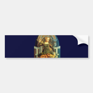 ANTIQUE RENAISSANCE TAROTS 14 / TEMPERANCE BUMPER STICKER